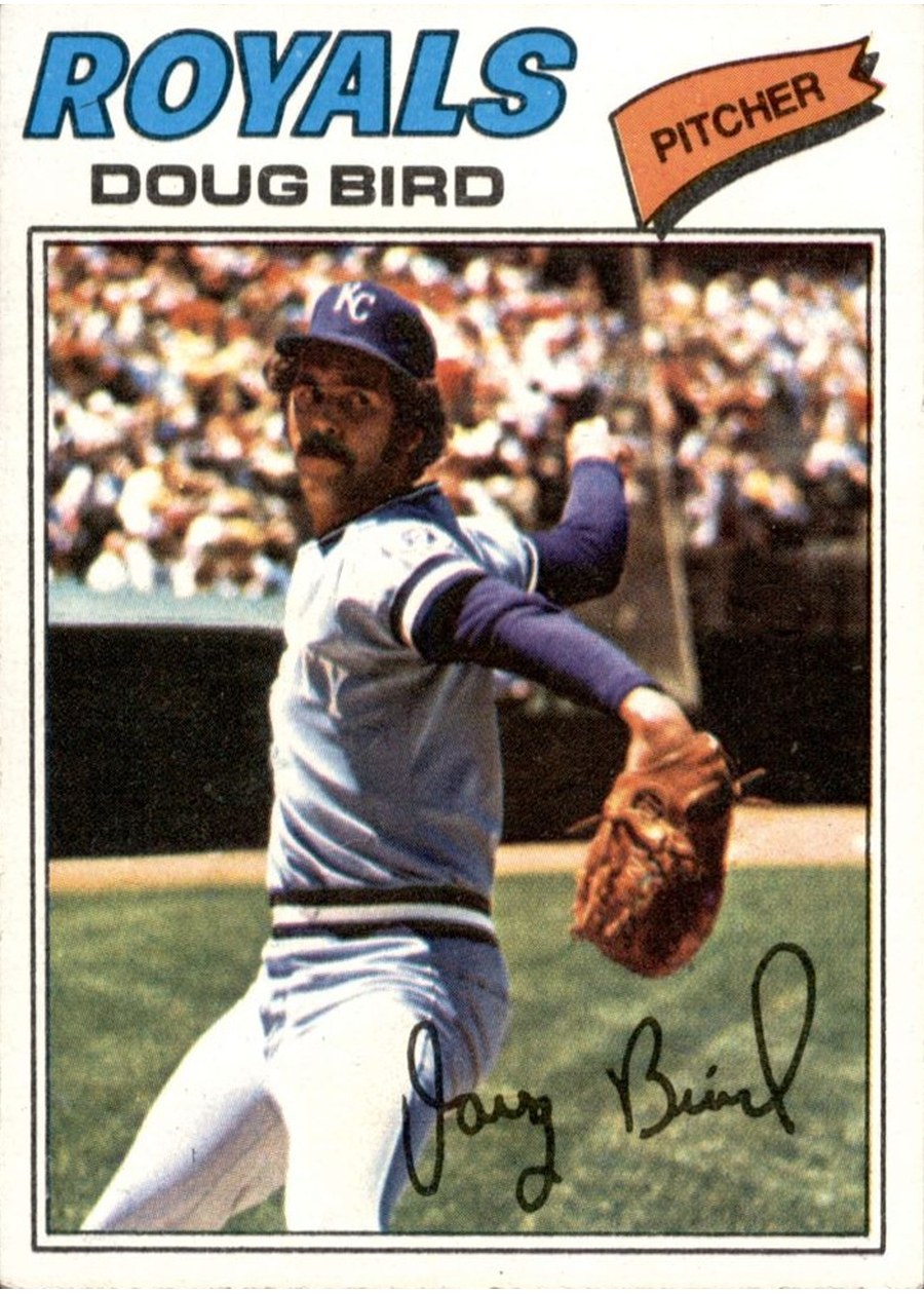 1977 Topps #556 Doug Bird, Kansas City Royals