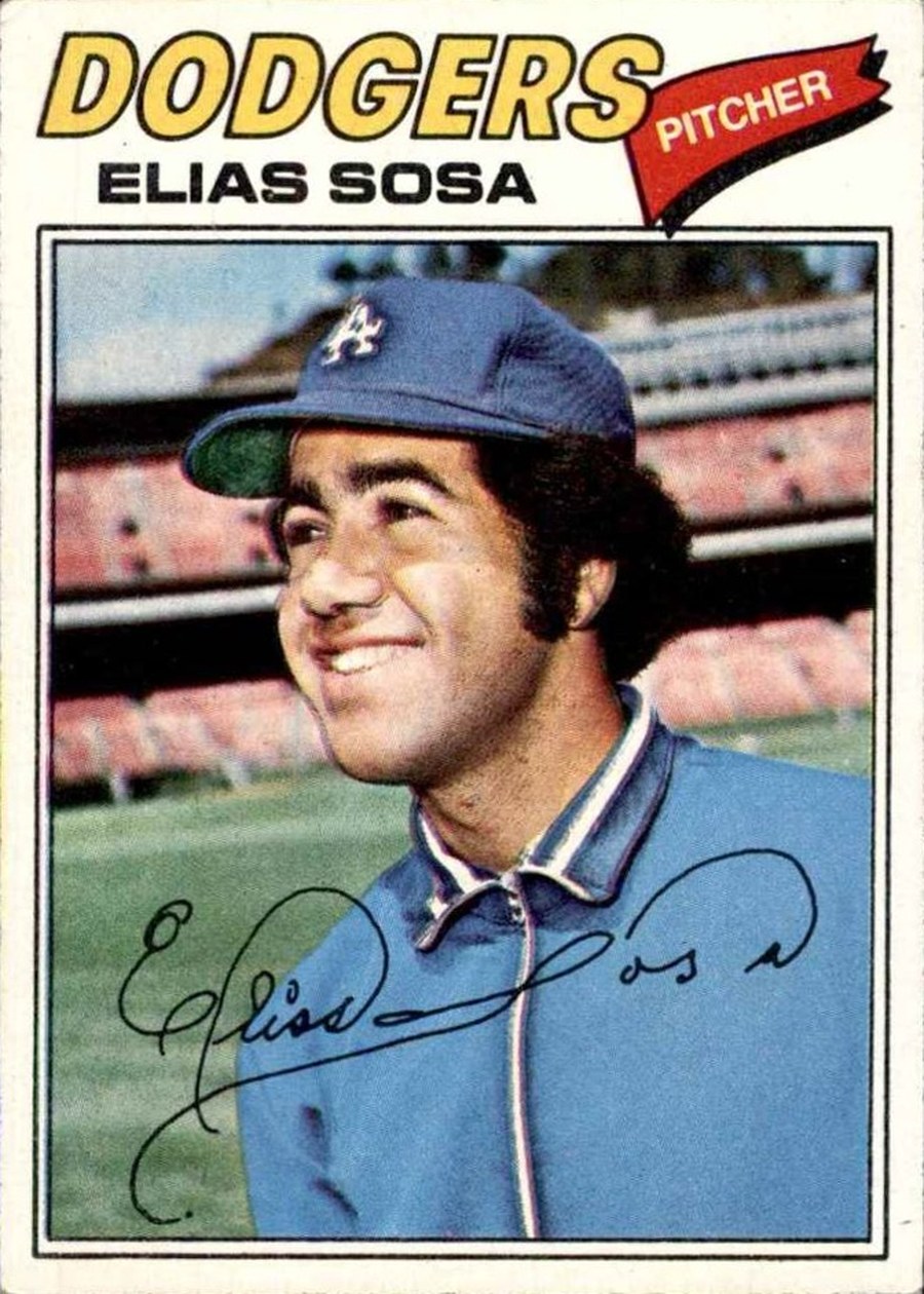 1977 Topps #558 Elias Sosa, Los Angeles Dodgers