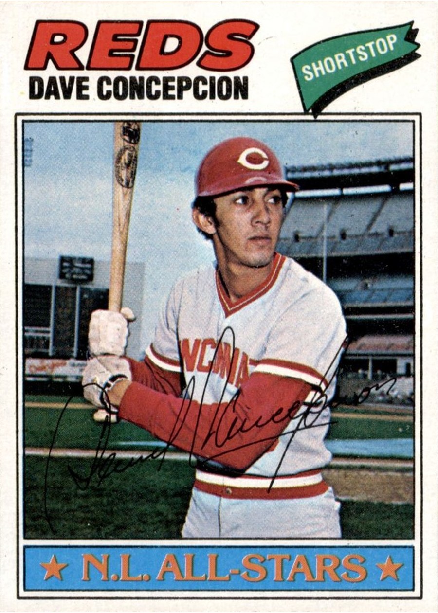 1977 Topps #560 Dave Concepcion, Cincinnati Reds