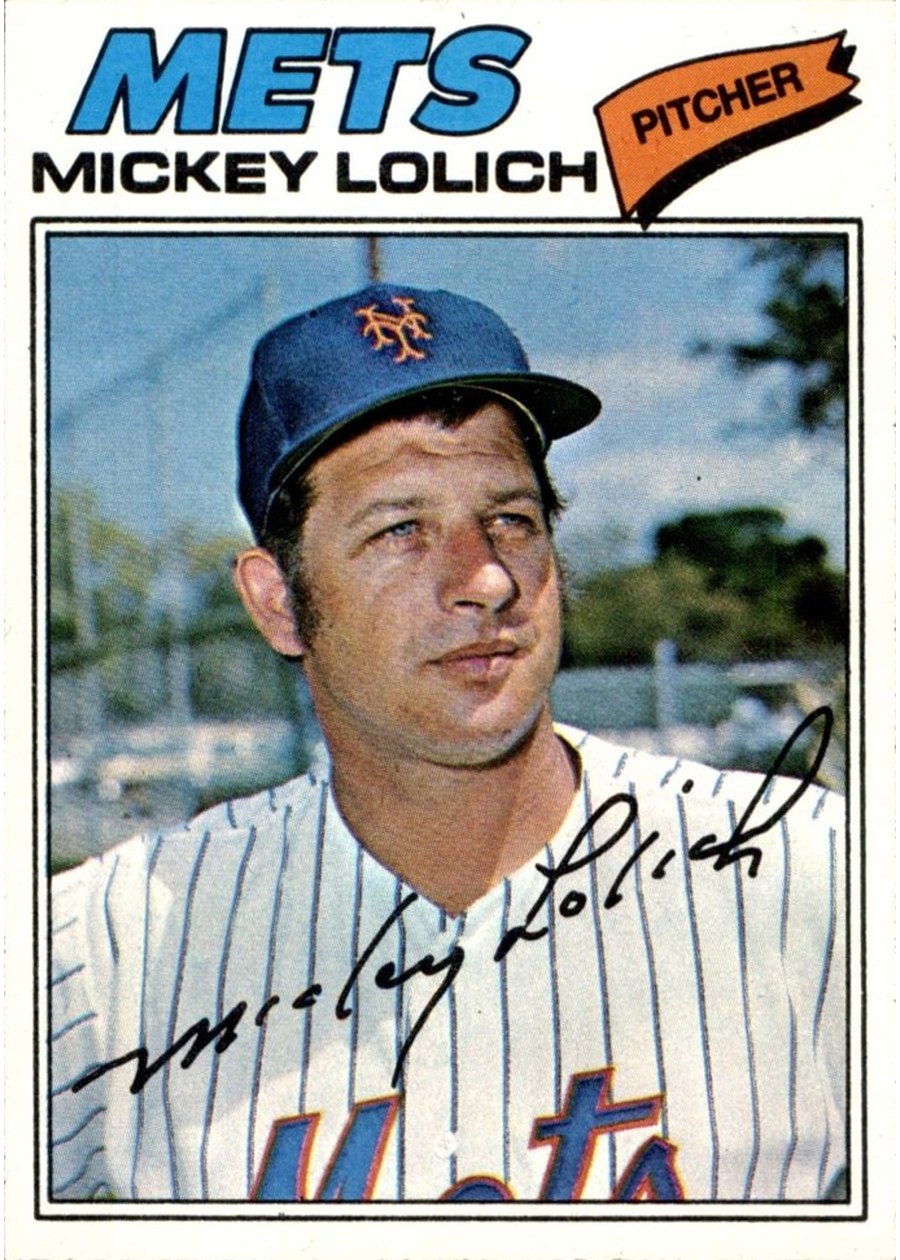 1977 Topps #565 Mickey Lolich, New York Mets