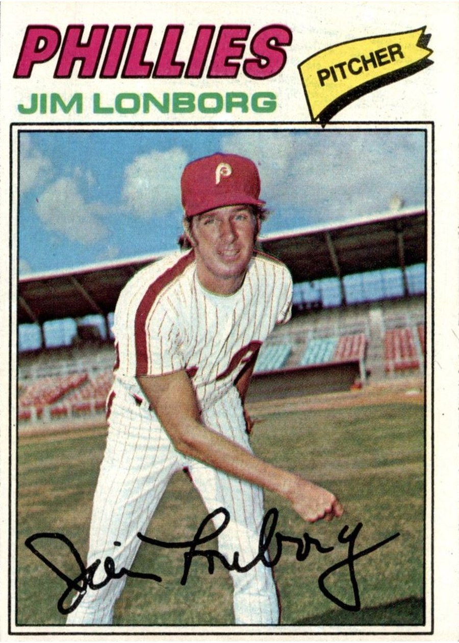 1977 Topps #569 Jim Lonborg, Philadelphia Phillies
