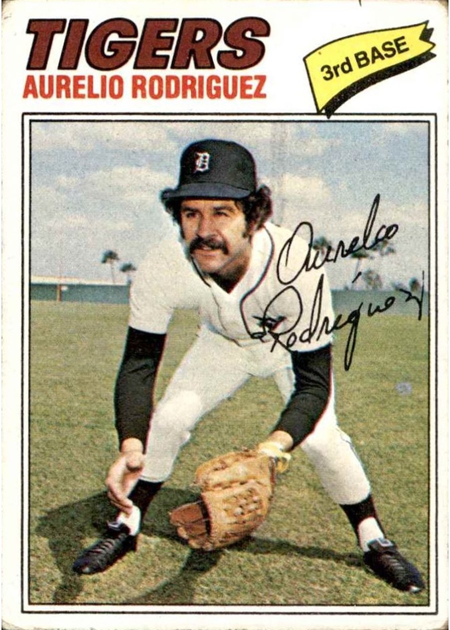 1977 Topps #574 Aurelio Rodriguez, Detroit Tigers