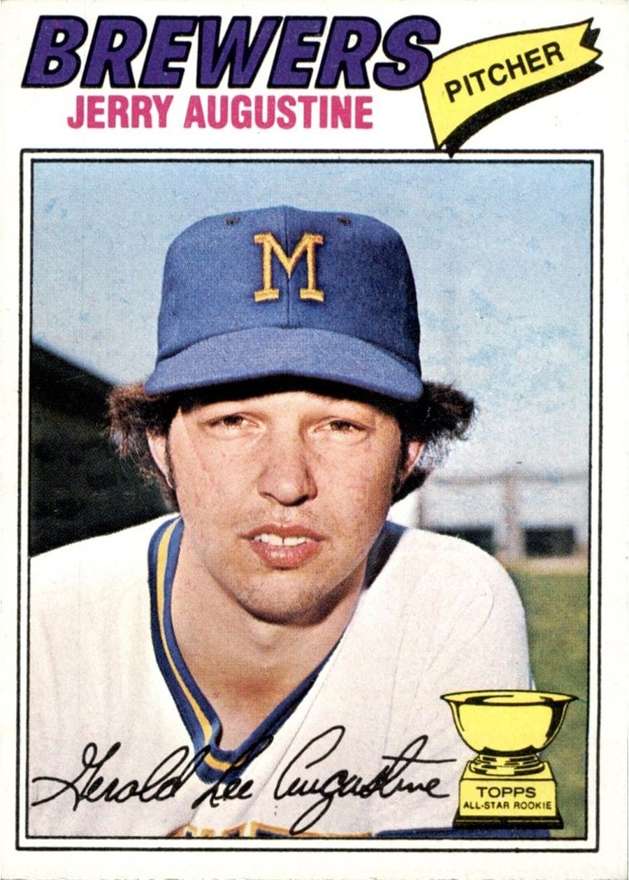 1977 Topps #577 Jerry Augustine, Milwaukee Brewers