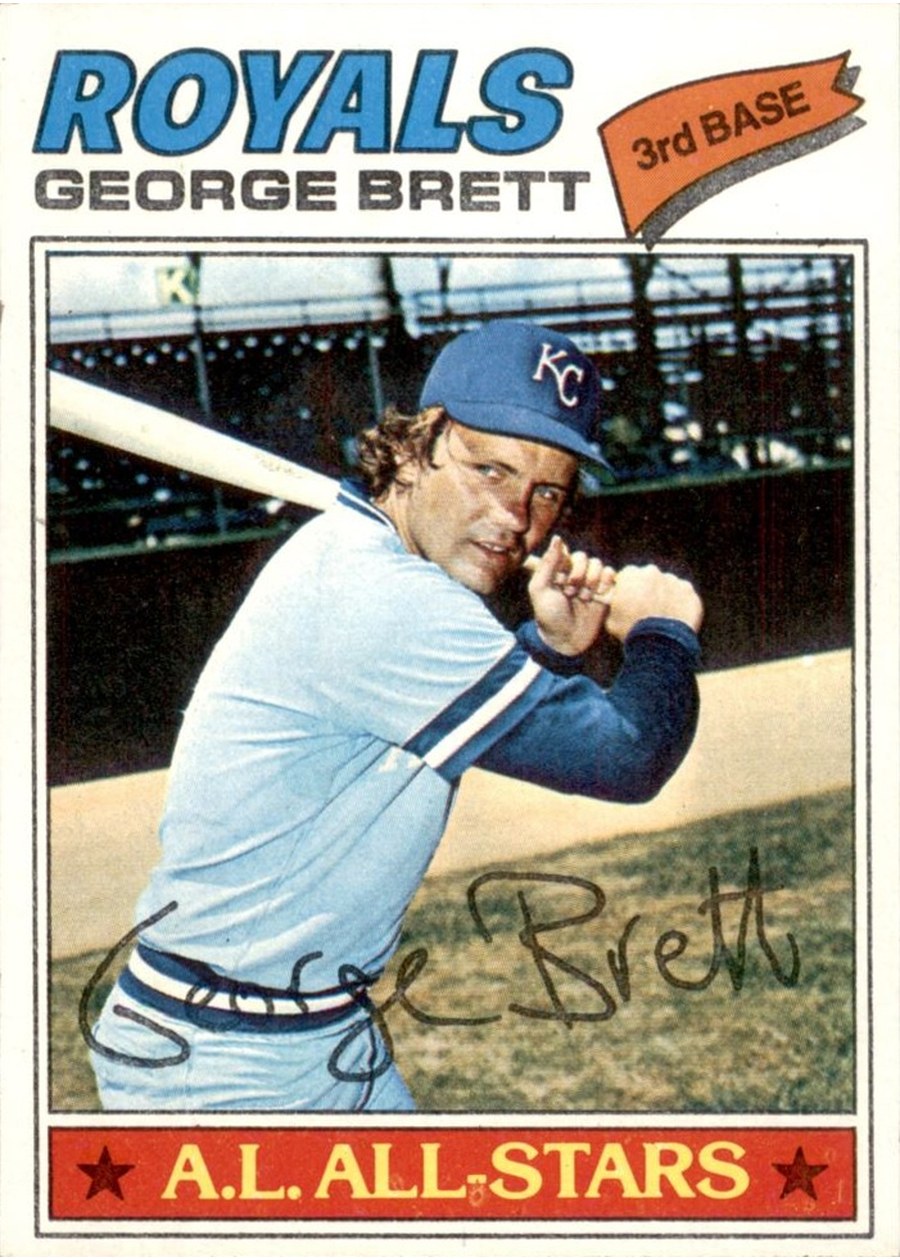 1977 Topps #580 George Brett, Kansas City Royals