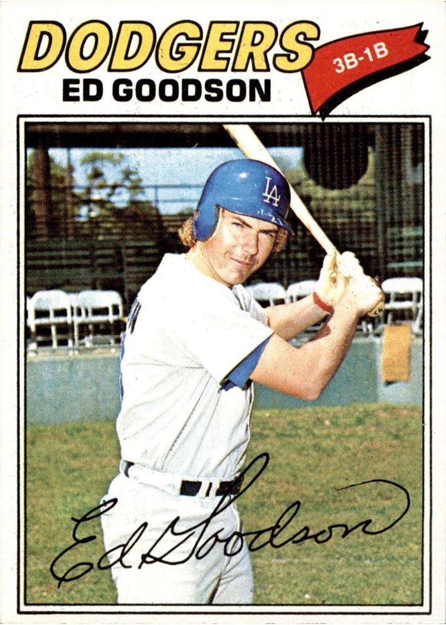 1977 Topps #584 Ed Goodson, Los Angeles Dodgers