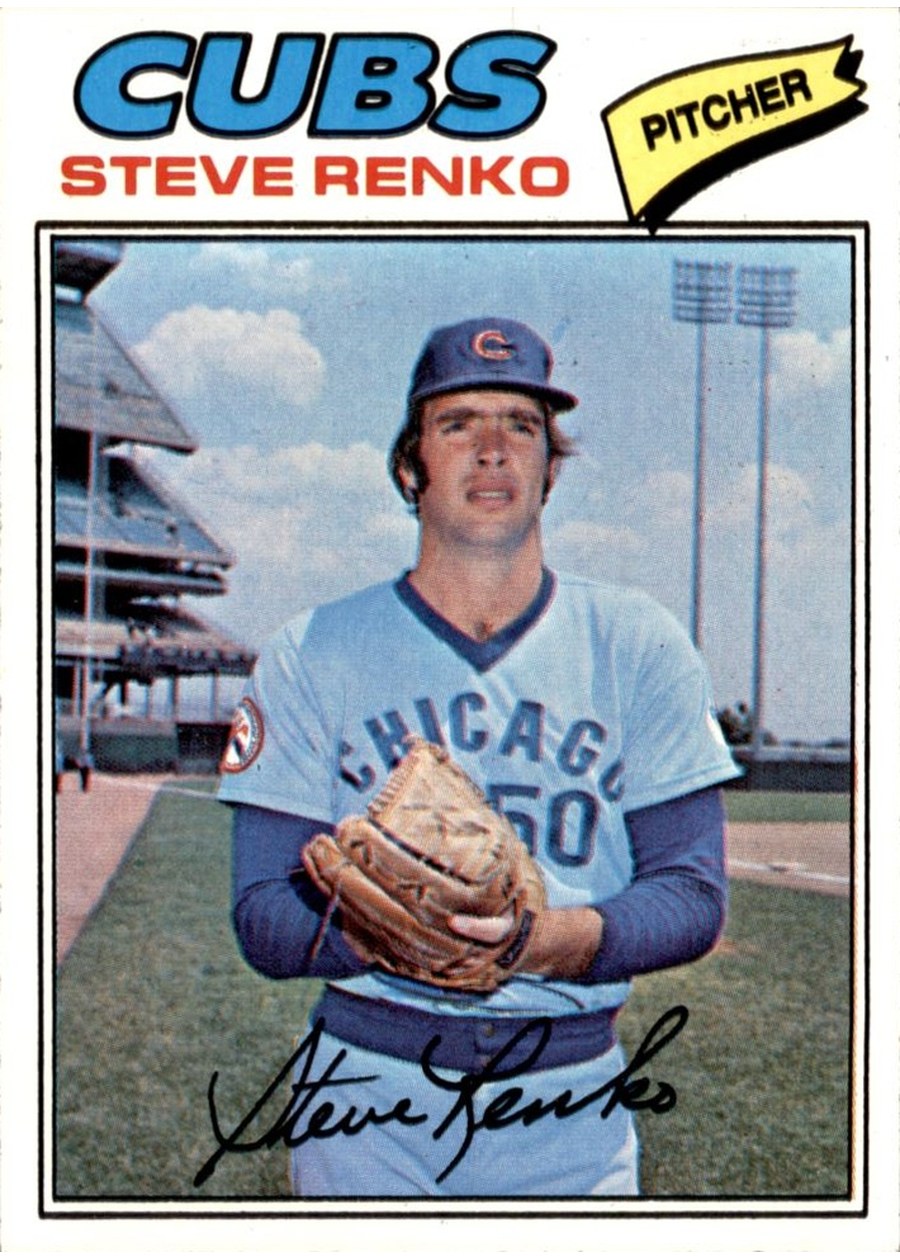 1977 Topps #586 Steve Renko, Chicago Cubs