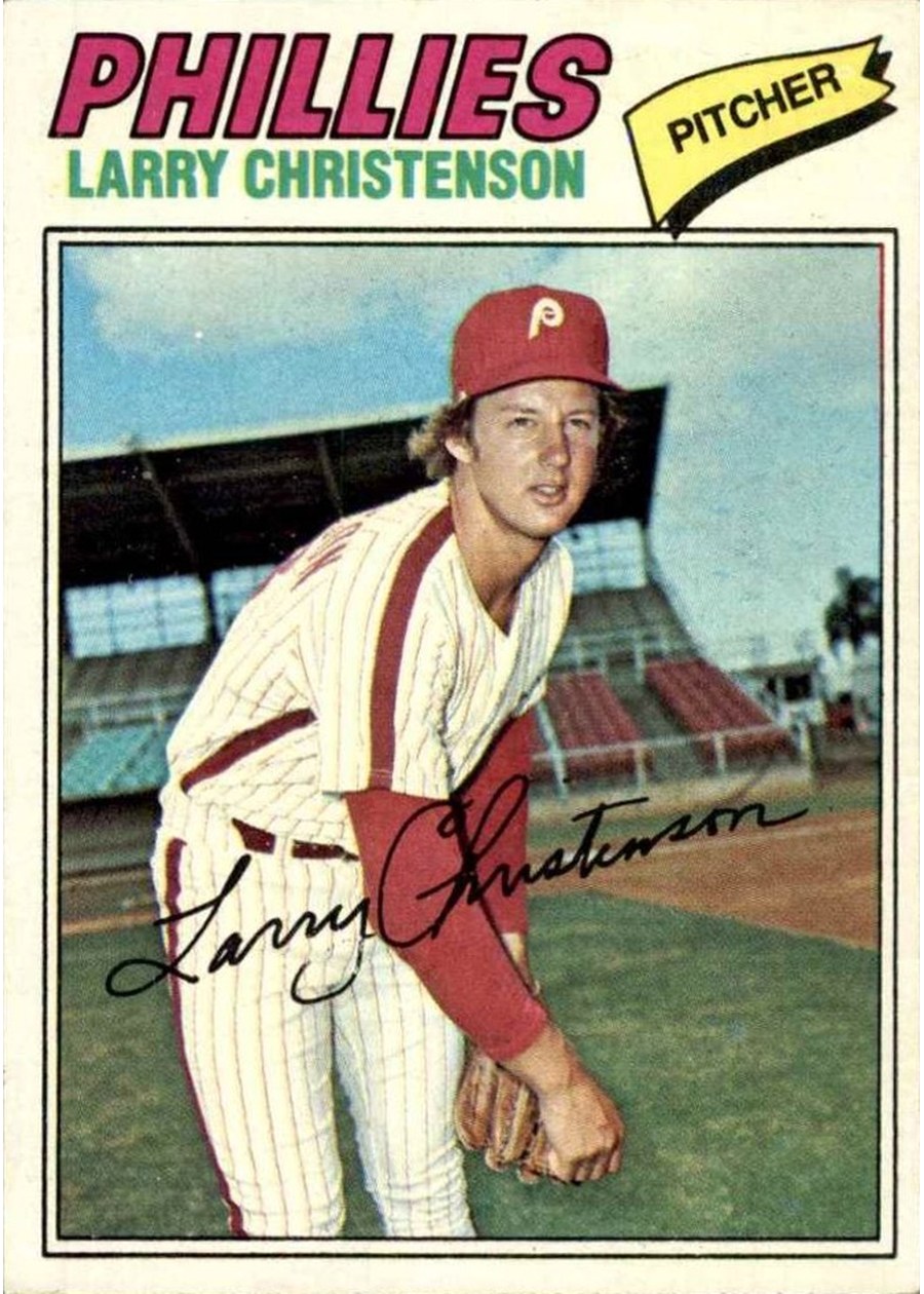 1977 Topps #59 Larry Christenson, Philadelphia Phillies