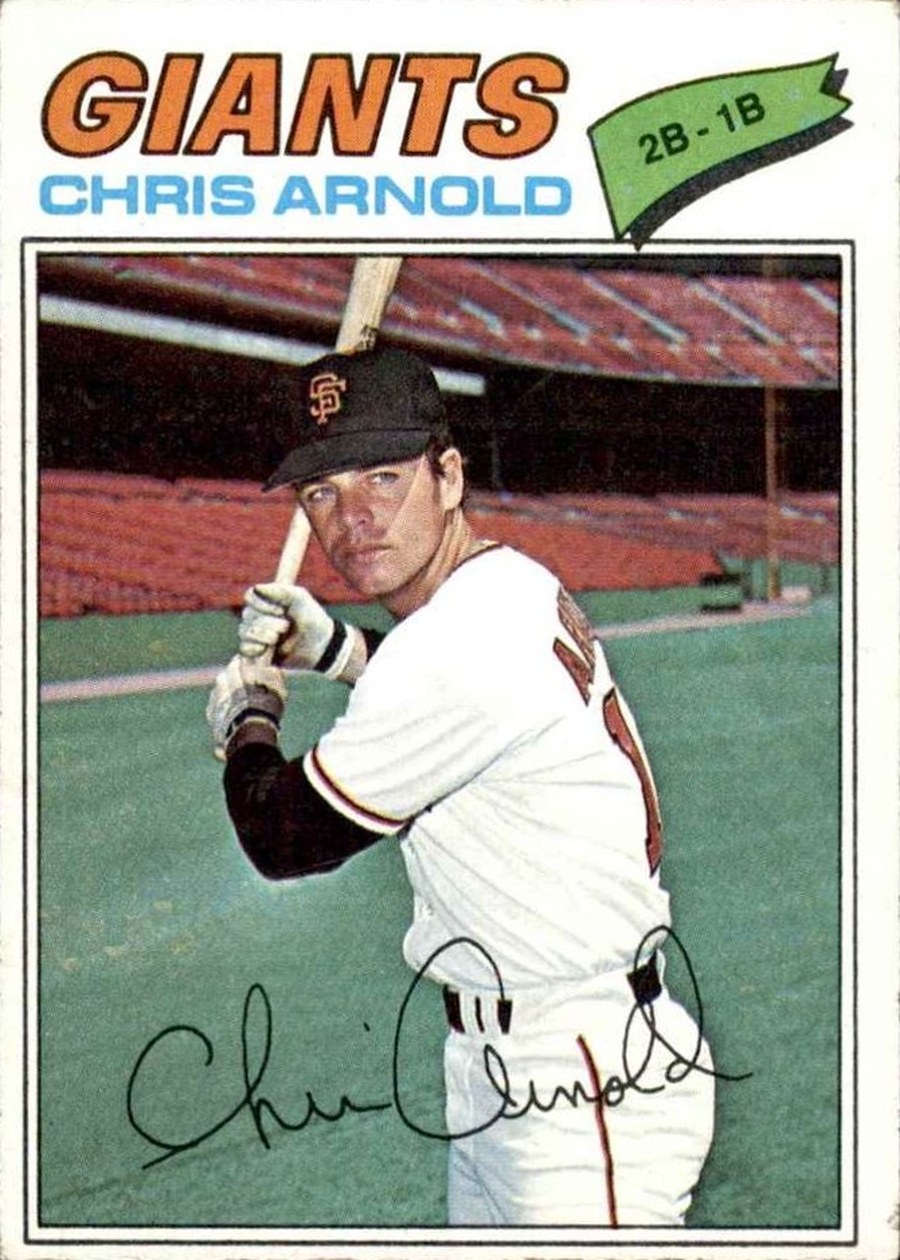 1977 Topps #591 Chris Arnold, San Francisco Giants