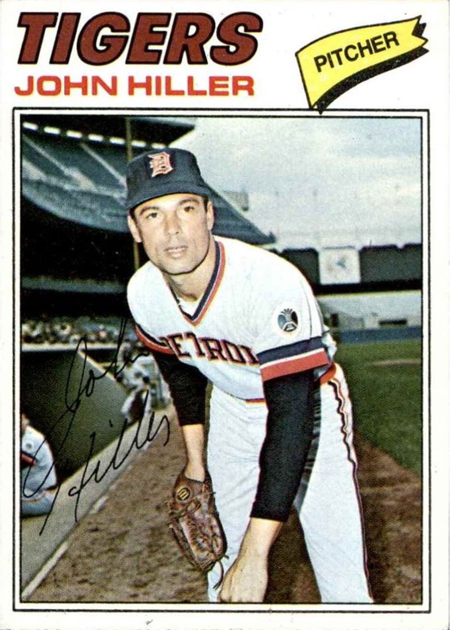 1977 Topps #595 John Hiller, Detroit Tigers