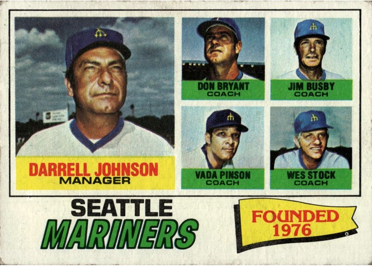 1977 Topps #597 Seattle Mariners Team