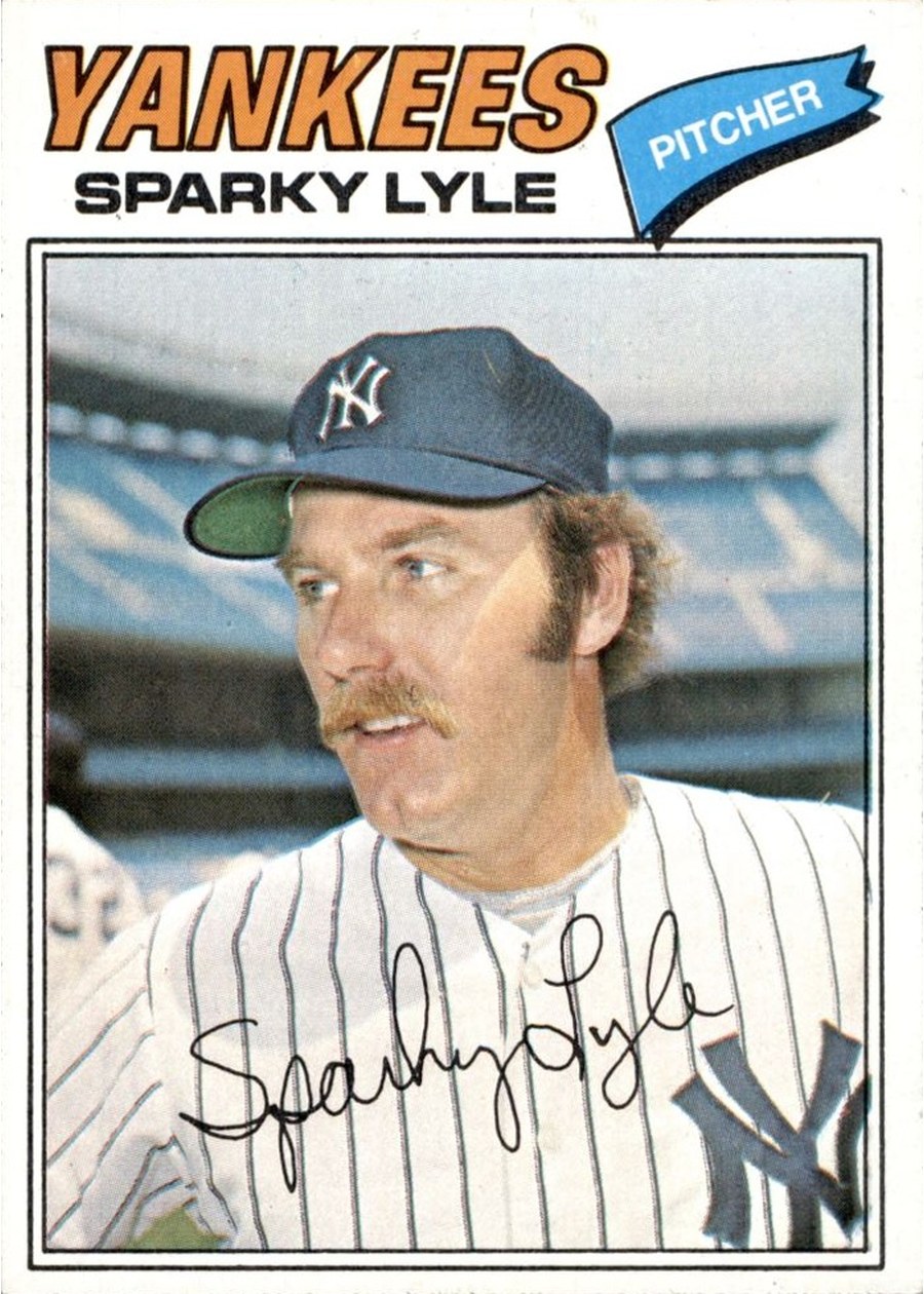1977 Topps #598 Sparky Lyle, New York Yankees