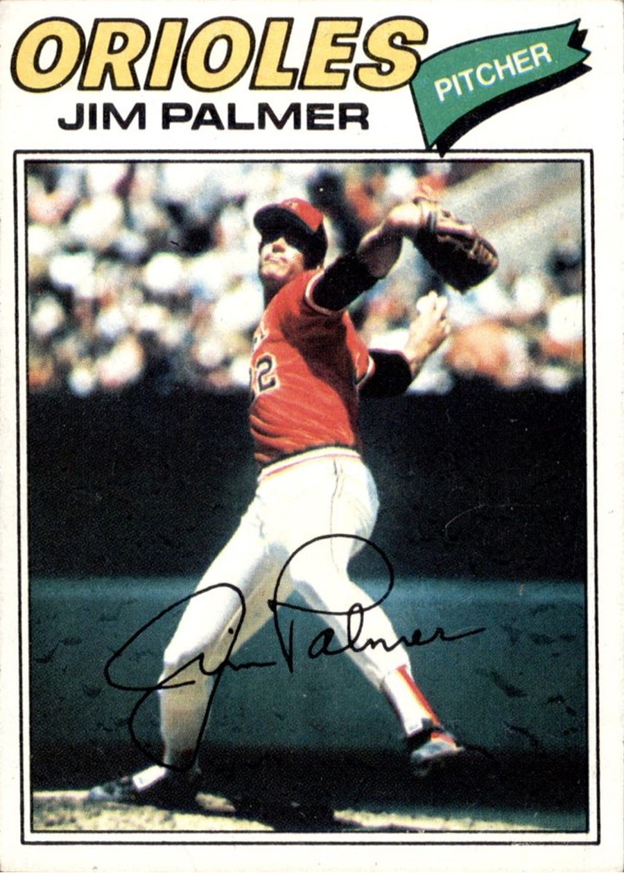 1977 Topps #600 Jim Palmer, Baltimore Orioles