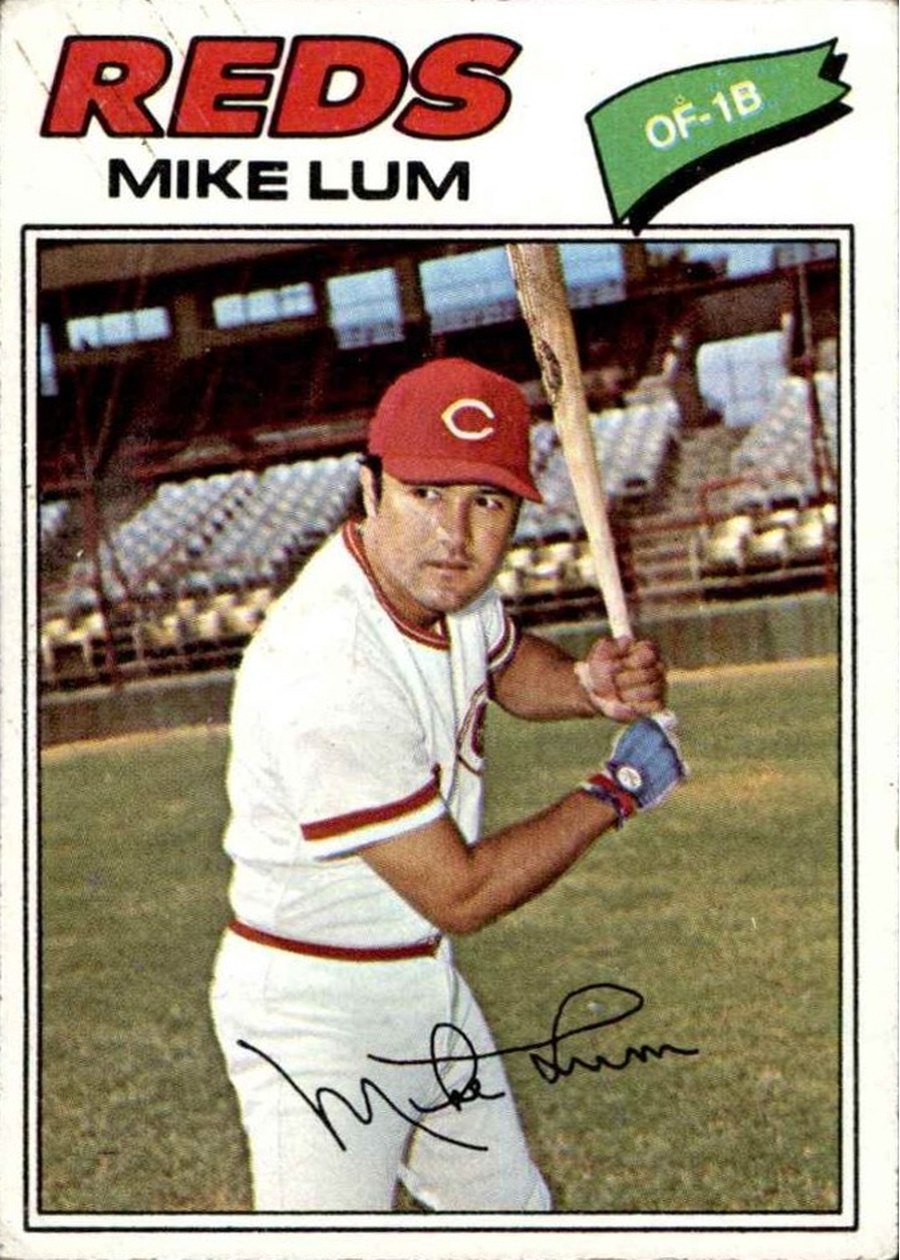 1977 Topps #601 Mike Lum, Cincinnati Reds