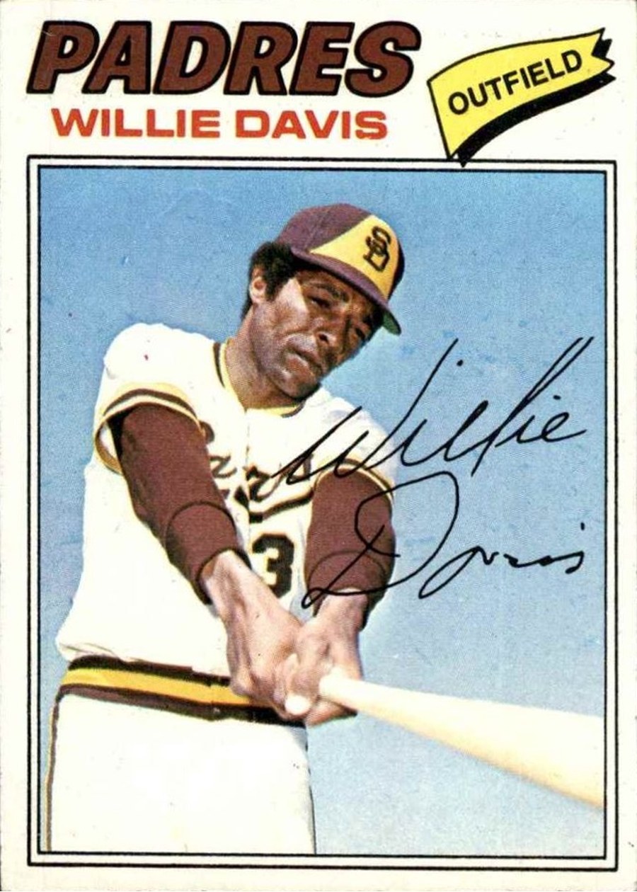 1977 Topps #603 Willie Davis, San Diego Padres
