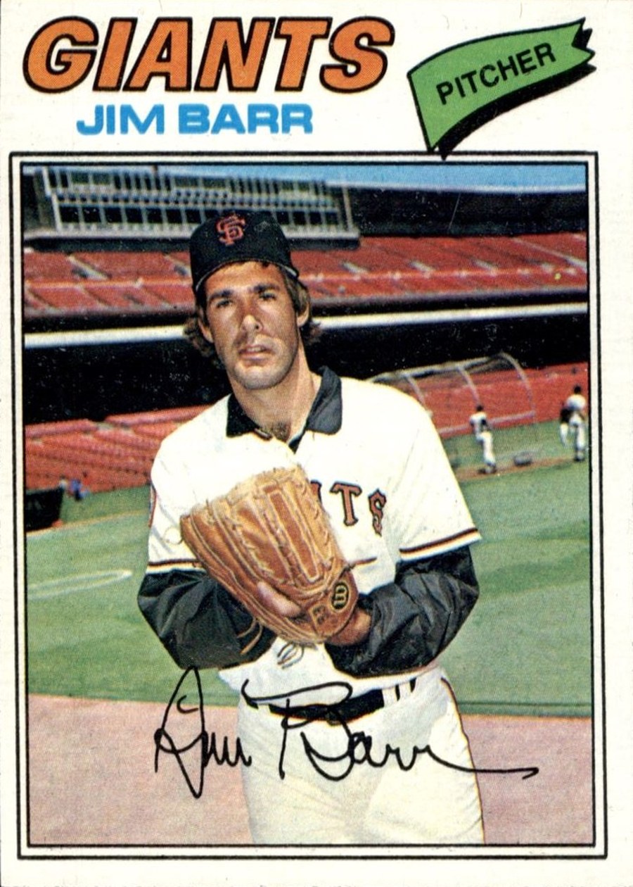 1977 Topps #609 Jim Barr, San Francisco Giants
