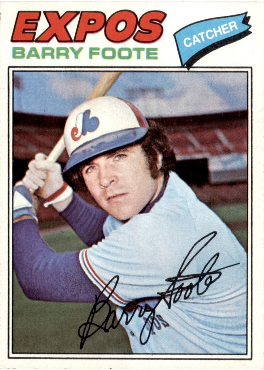1977 Topps #612 Barry Foote, Montreal Expos