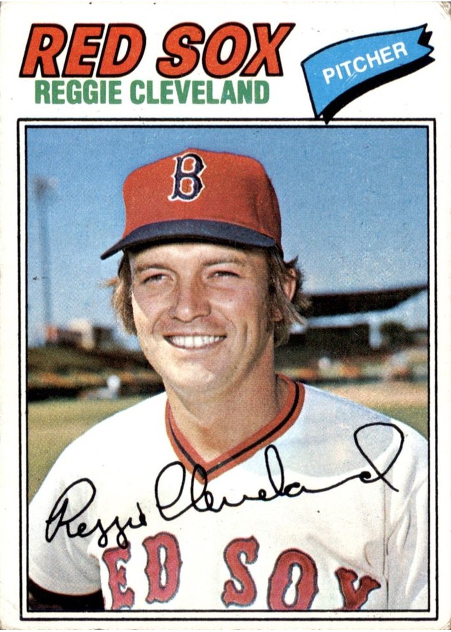 1977 Topps #613 Reggie Cleveland, Boston Red Sox
