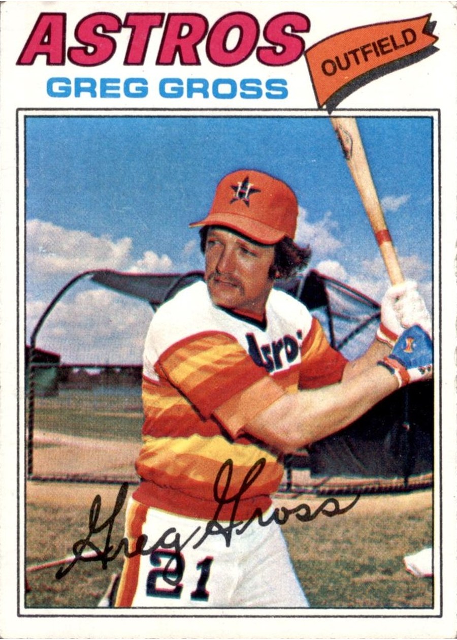 1977 Topps #614 Greg Gross, Houston Astros