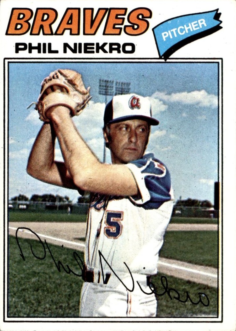 1977 Topps #615 Phil Niekro, Atlanta Braves