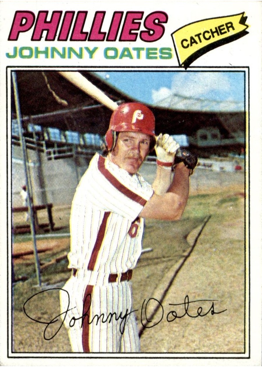 1977 Topps #619 Johnny Oates, Philadelphia Phillies