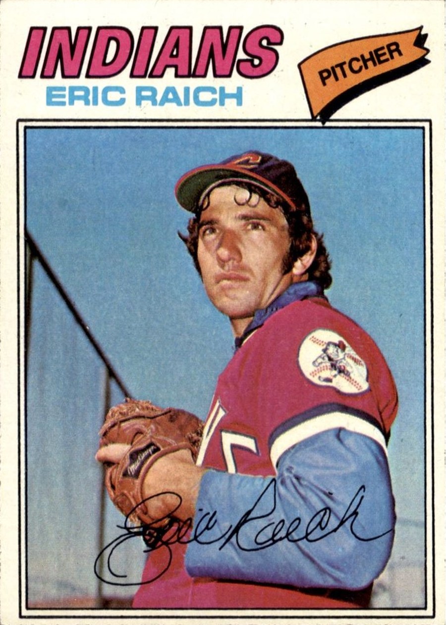 1977 Topps #62 Eric Raich, Cleveland Indians