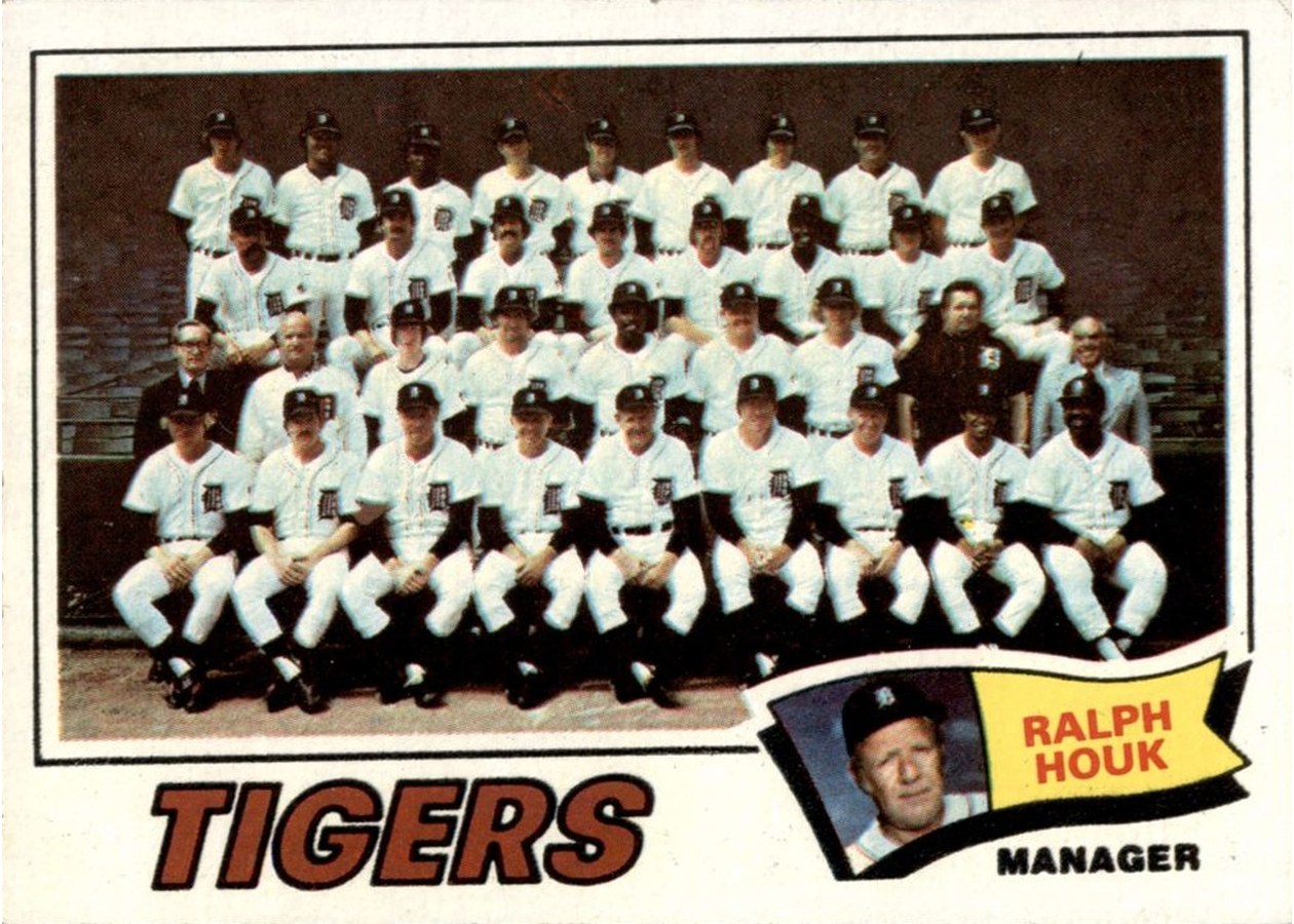 1977 Topps #621 Detroit Tigers Team