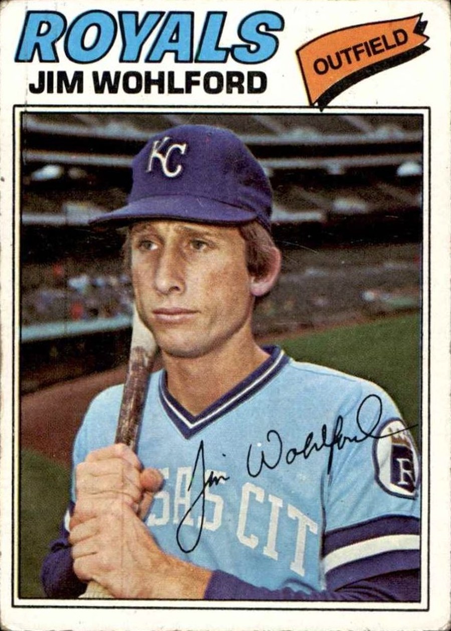 1977 Topps #622 Jim Wohlford, Kansas City Royals
