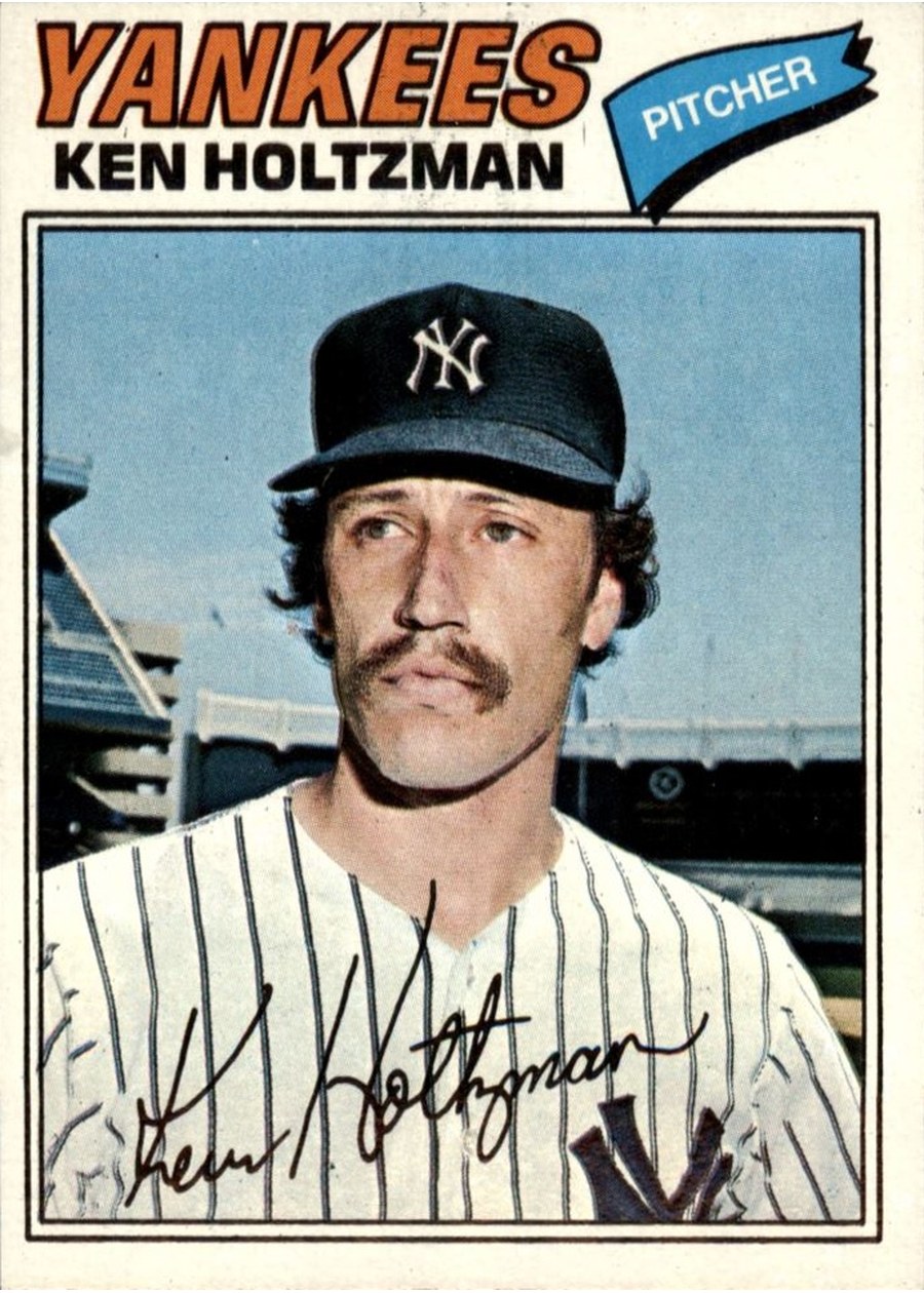 1977 Topps #625 Ken Holtzman, New York Yankees