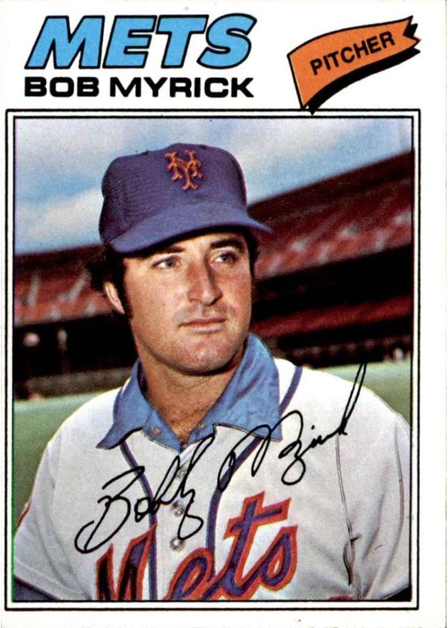 1977 Topps #627 Bob Myrick, New York Mets