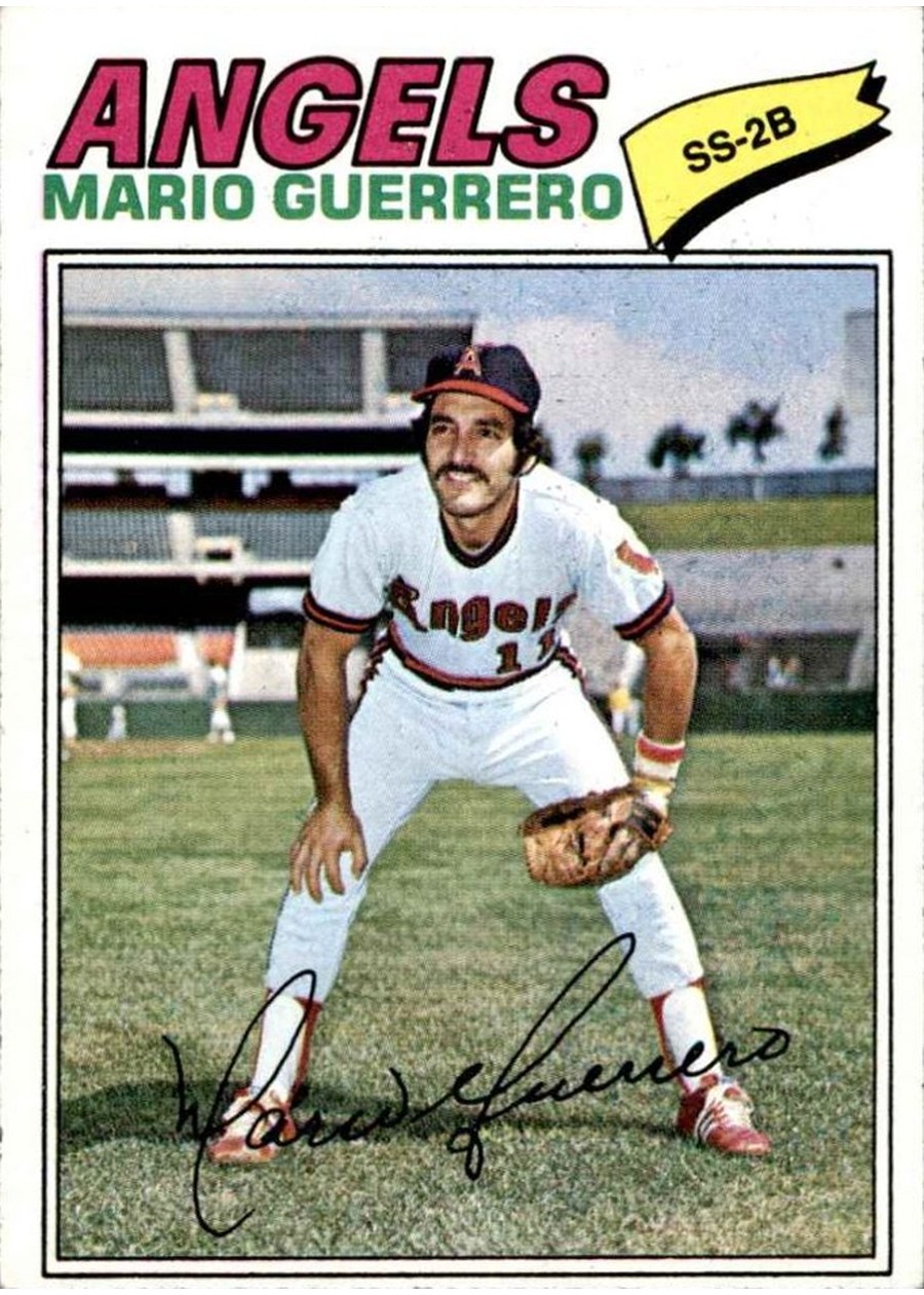 1977 Topps #628 Mario Guerrero, California Angels