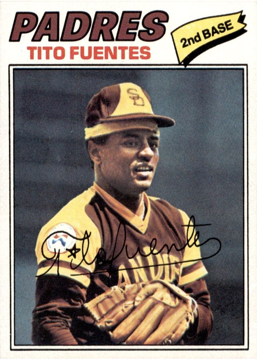 1977 Topps #63 Tito Fuentes, San Diego Padres