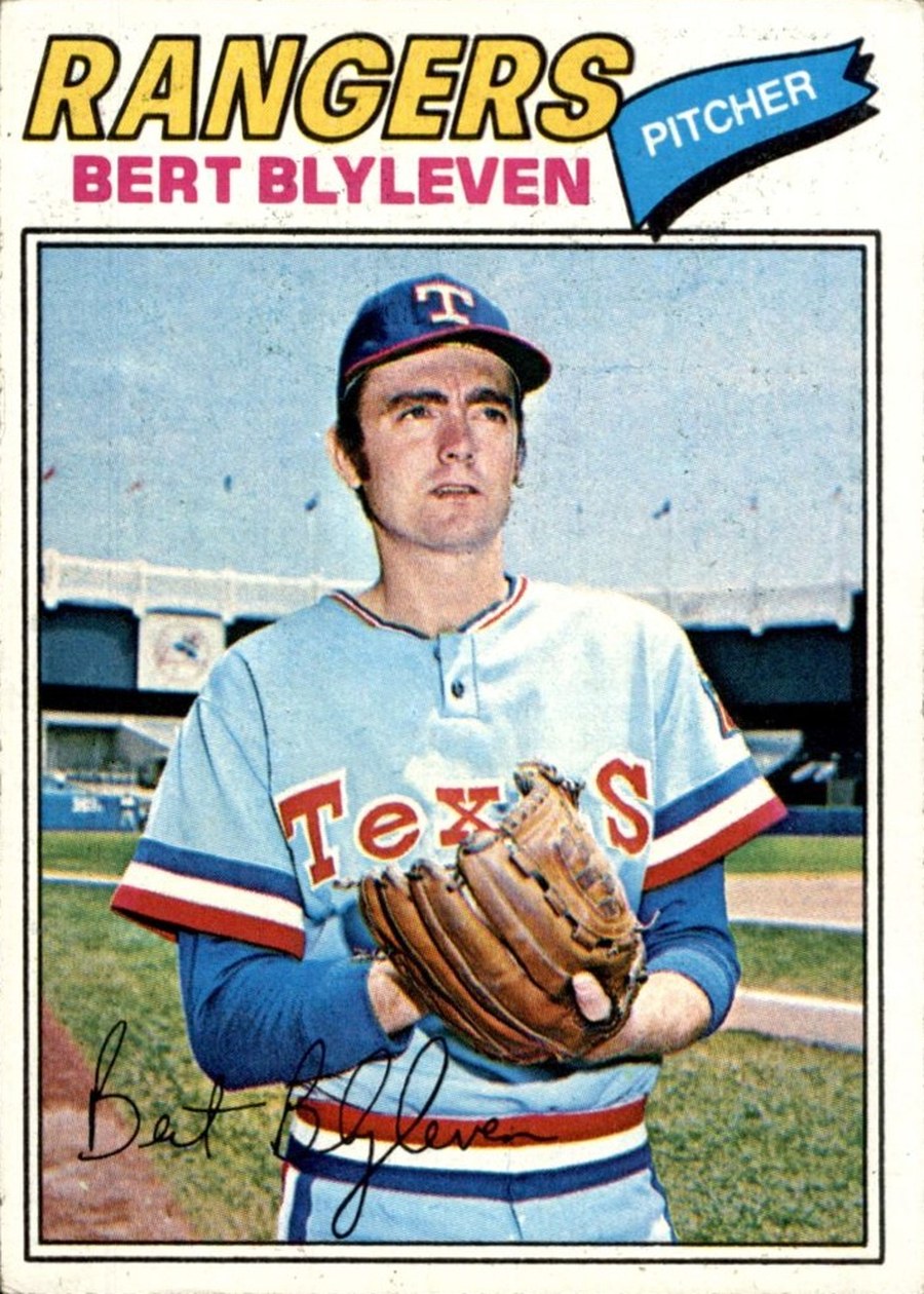 1977 Topps #630 Bert Blyleven, Texas Rangers