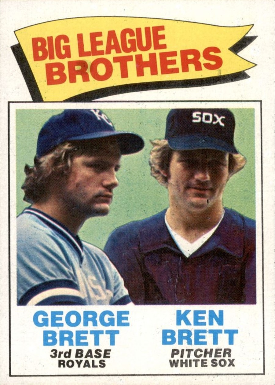 1977 Topps #631 Big League Brothers, Kansas City Royals / Chicago White Sox