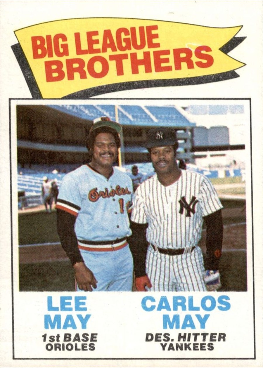 1977 Topps #633 Big League Brothers, Baltimore Orioles / New York Yankees