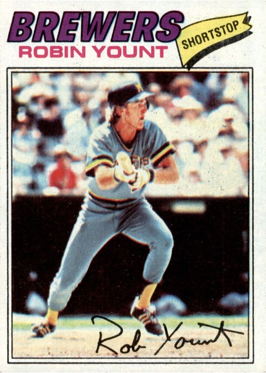 1977 Topps #635 Robin Yount, Milwaukee Brewers