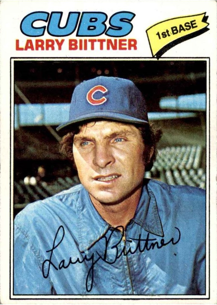 1977 Topps #64 Larry Biittner, Chicago Cubs