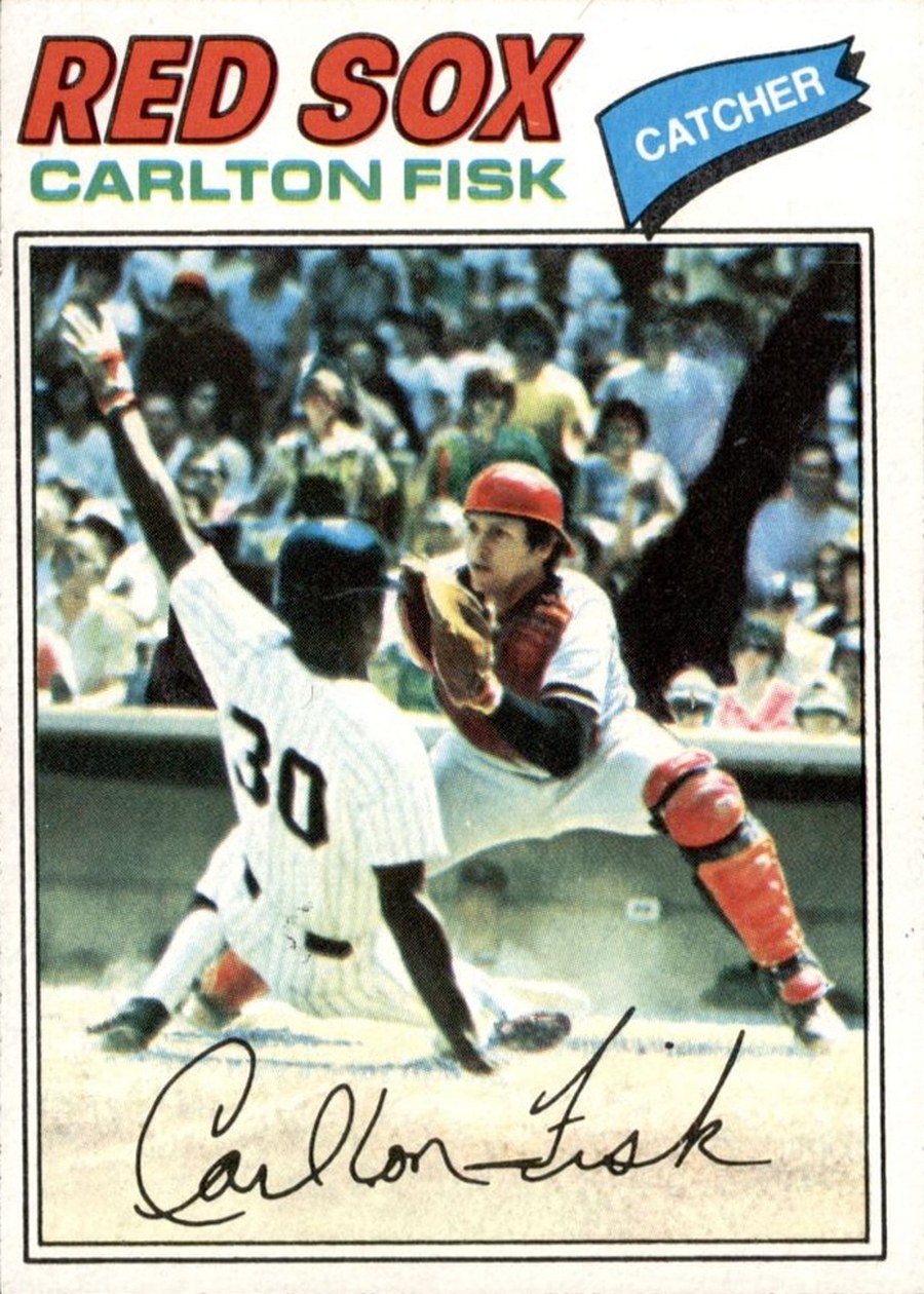 1977 Topps #640 Carlton Fisk, Boston Red Sox