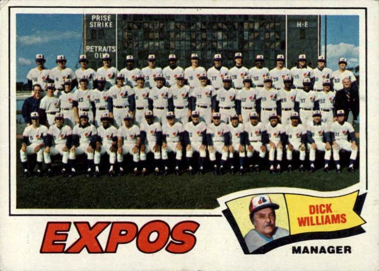 1977 Topps #647 Montreal Expos Team