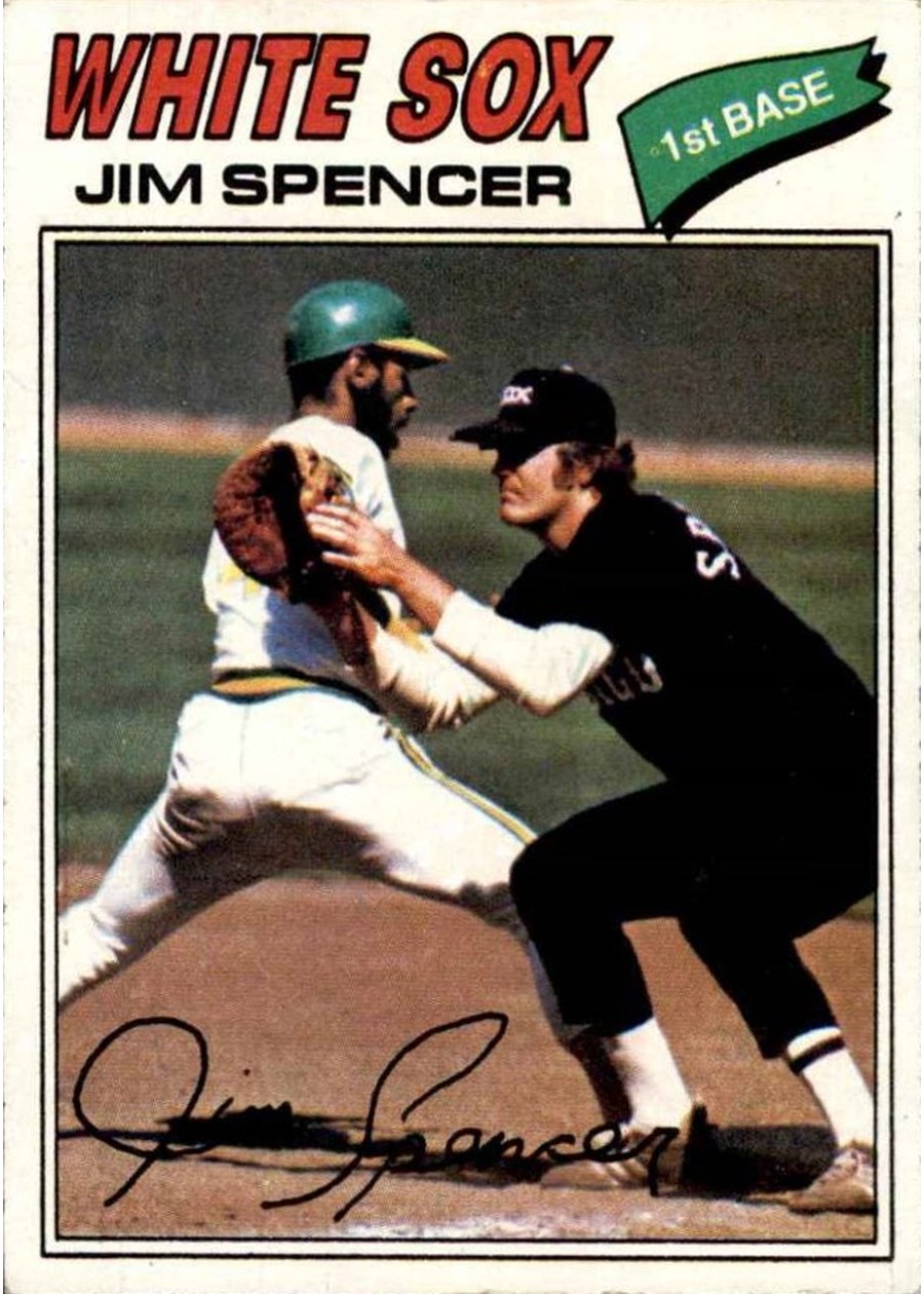 1977 Topps #648 Jim Spencer, Chicago White Sox