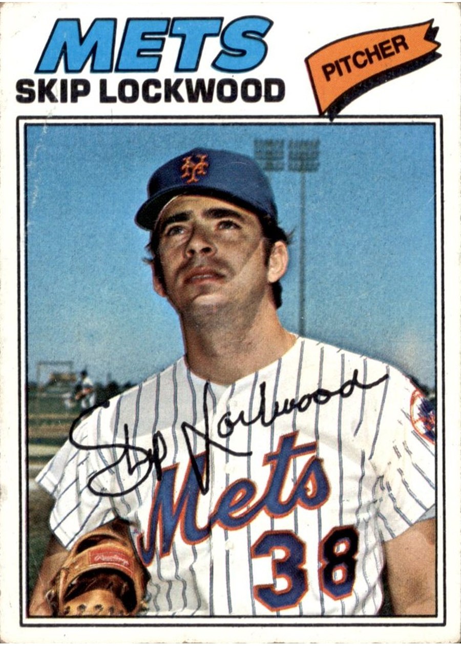 1977 Topps #65 Skip Lockwood, New York Mets
