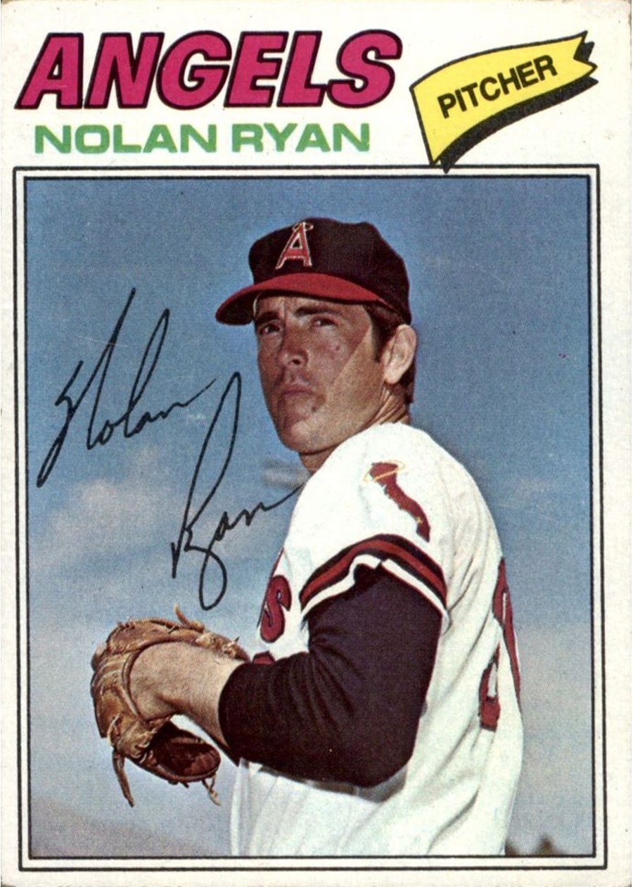 1977 Topps #650 Nolan Ryan, California Angels