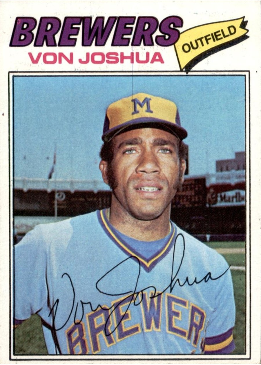 1977 Topps #651 Von Joshua, Milwaukee Brewers