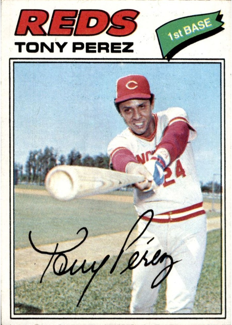 1977 Topps #655 Tony Perez, Cincinnati Reds
