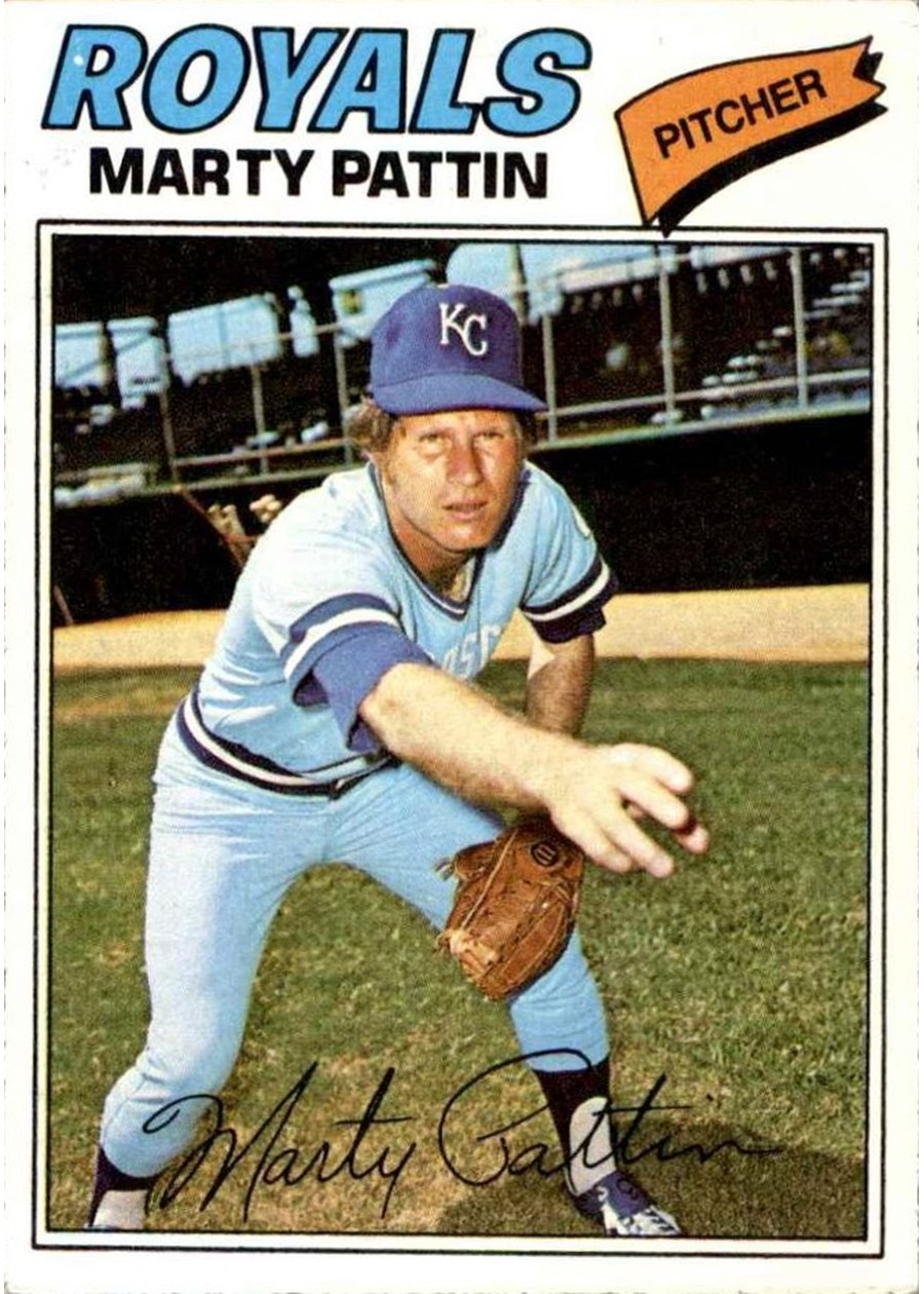 1977 Topps #658 Marty Pattin, Kansas City Royals