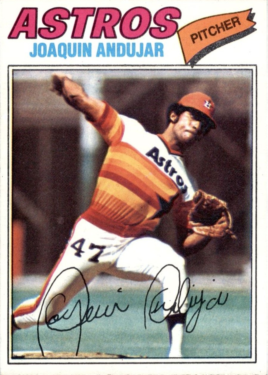 1977 Topps #67 Joaquin Andujar, Houston Astros