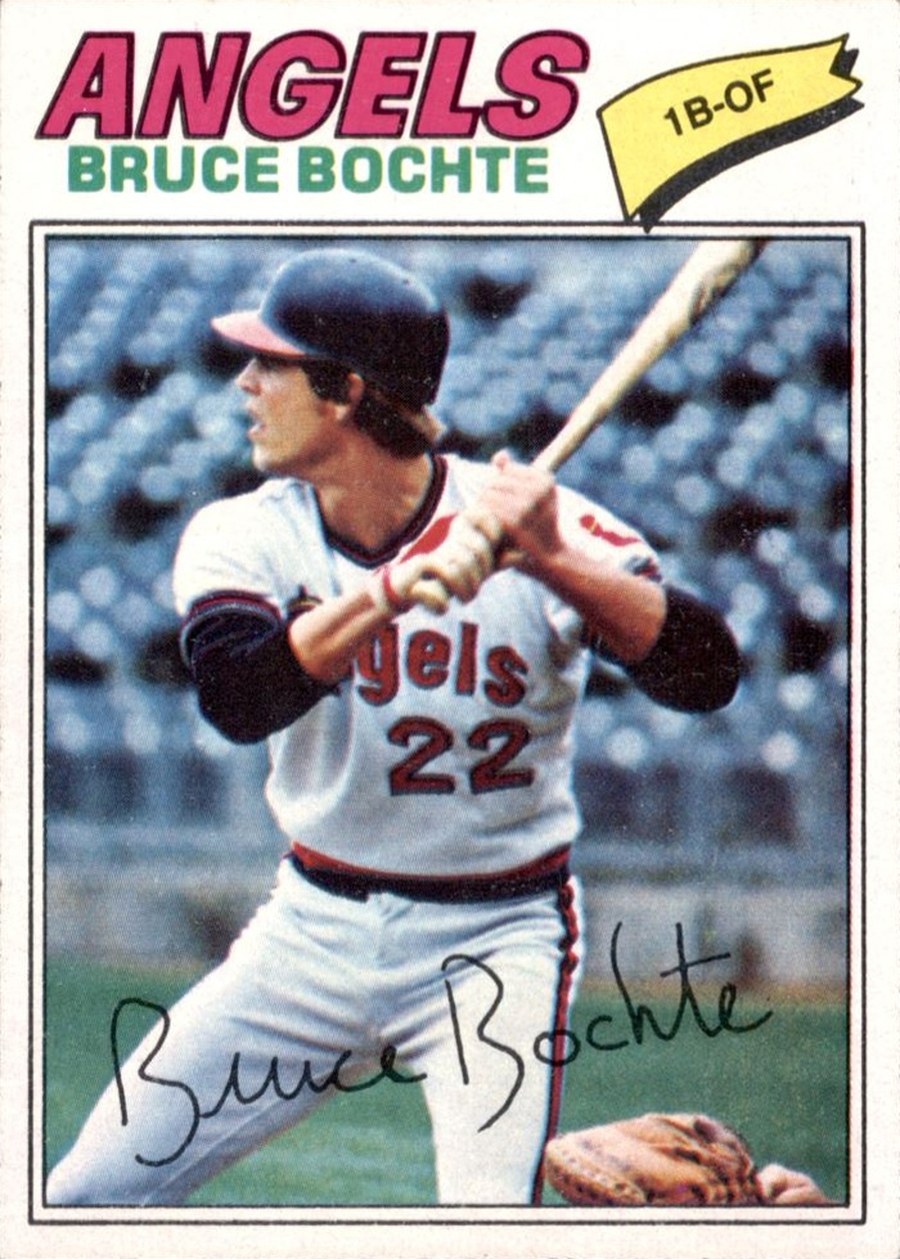 1977 Topps #68 Bruce Bochte, California Angels
