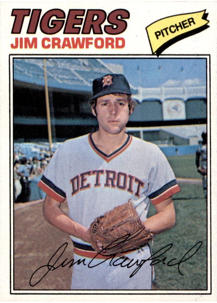 1977 Topps #69 Jim Crawford, Detroit Tigers