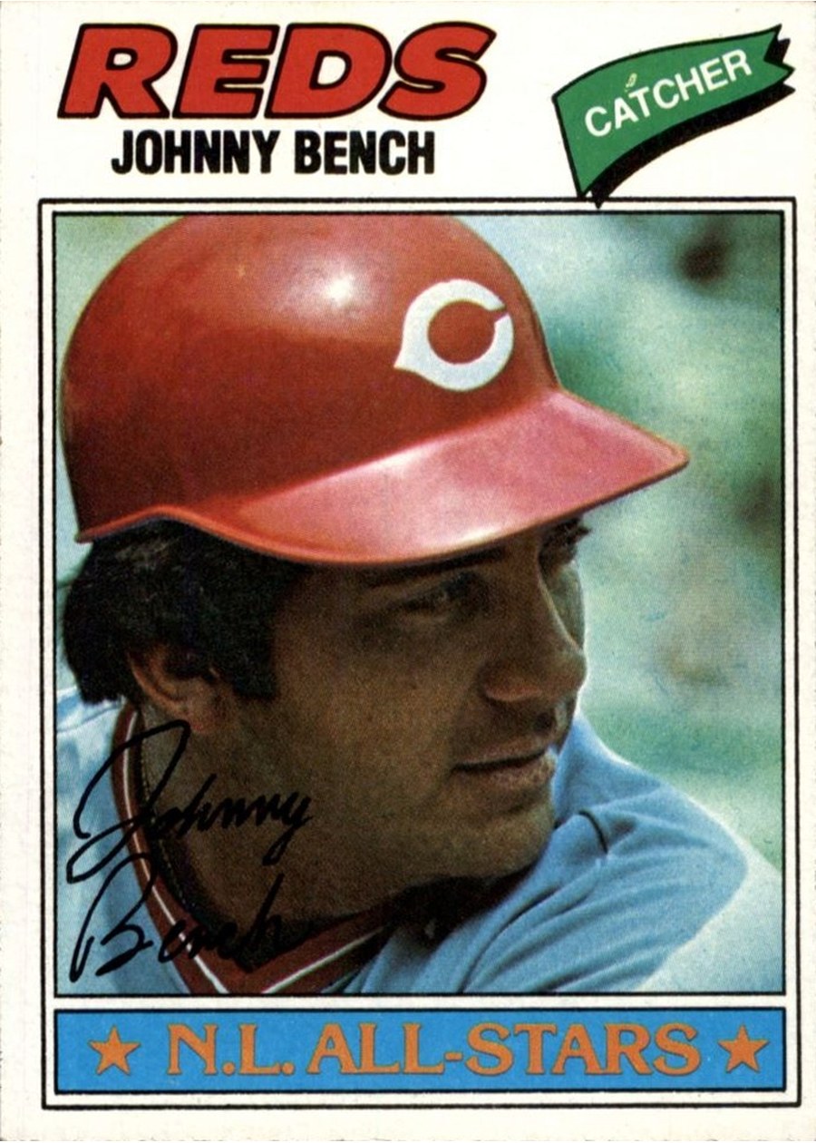 1977 Topps #70 Johnny Bench, Cincinnati Reds
