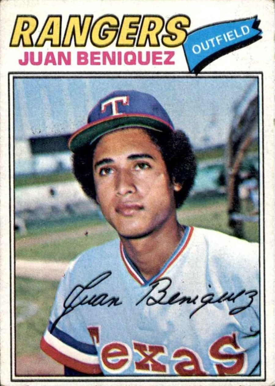 1977 Topps #81 Juan Beniquez, Texas Rangers