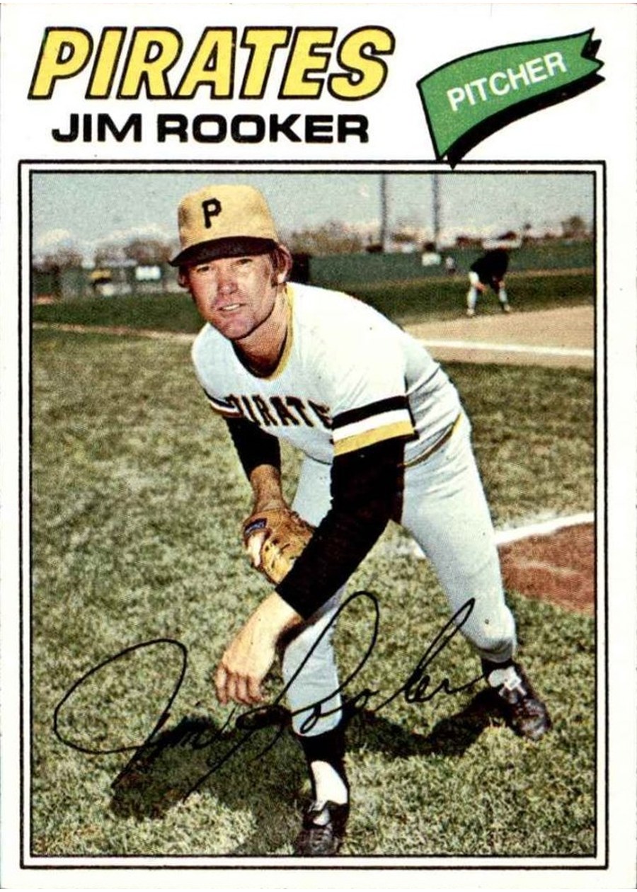 1977 Topps #82 Jim Rooker, Pittsburgh Pirates